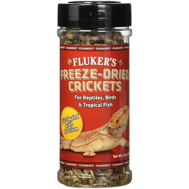 Fluker's Freeze-Dried Crickets Great alternative to live insects Free Shipping
